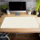 (Cream, M) Solid Color PU Leather Desk Mouse Pad, 1 Count Computer Desk Mat, Large Size Office Desk Protector Mat 5