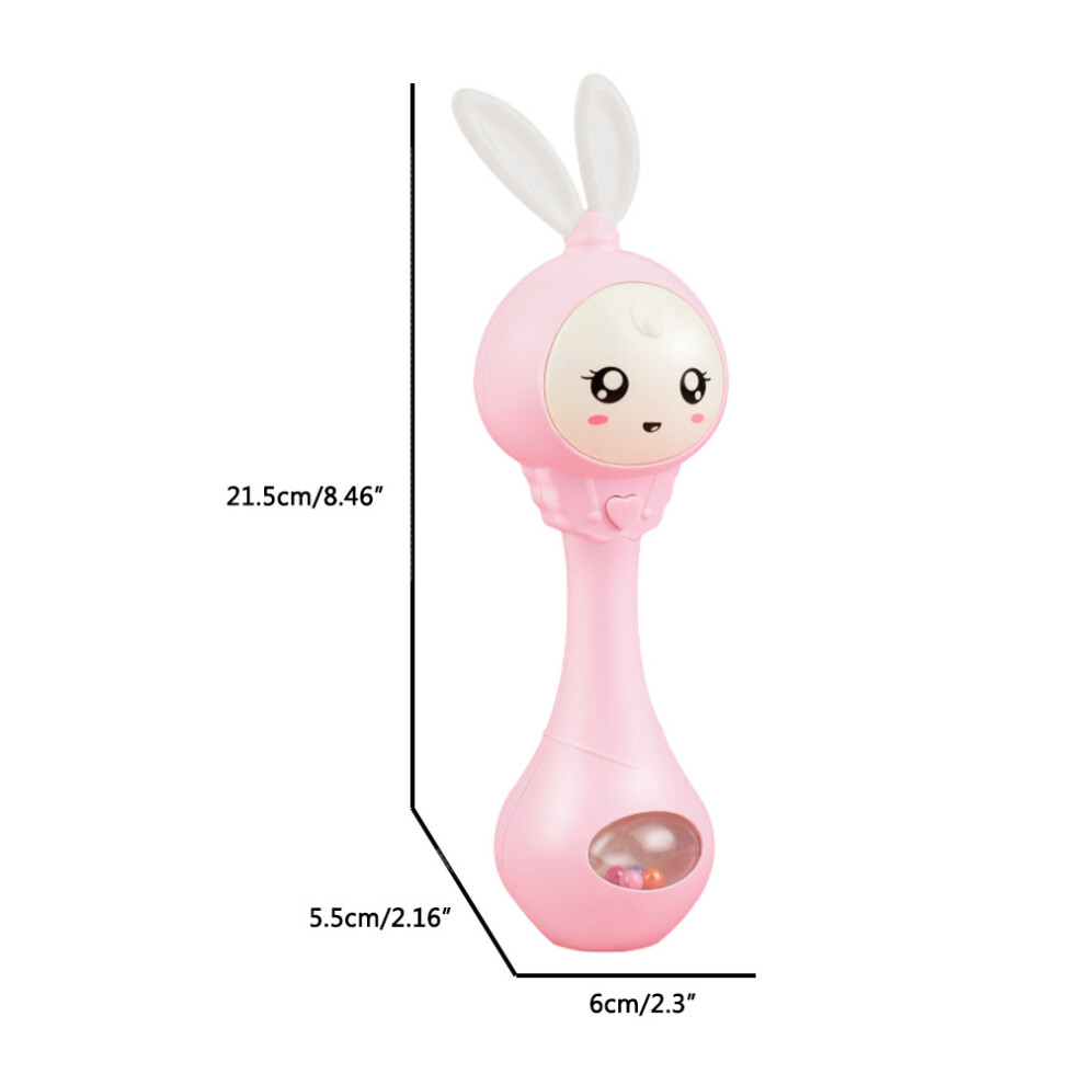 Educational Baby Rattle Toy with Lights & Music for Sensory Play