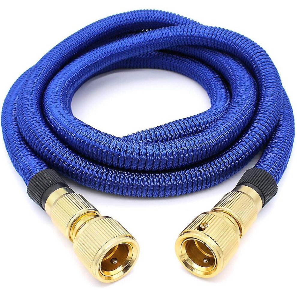 Kikidex (As Show, One Size) Expandable Garden Water Hose Flexible Retractable Hose With Metal Fittings