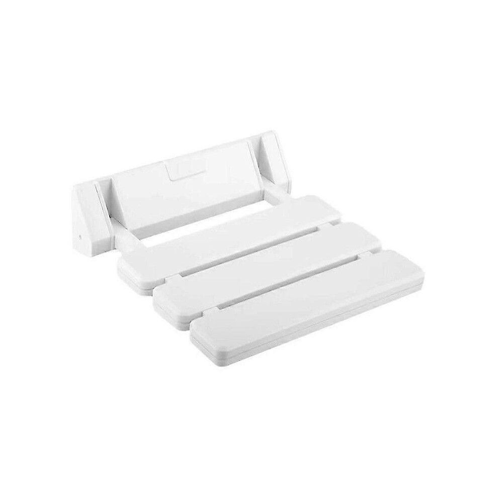 Kikidex (As Show, One Size) 130Kg Folding Shower Seat Wall Mounted Shower Chair White