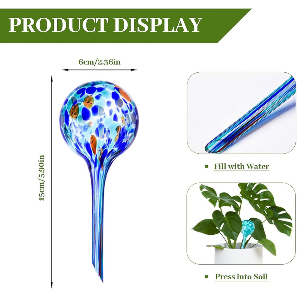 Kikidex (As Show, One Size) Watering Globes For Plants, Automatic Watering Bulbs Irrigation Device 6Pcs