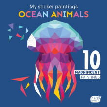 My Sticker Paintings Ocean Animals by Clorophyl Editions Paperback Boo