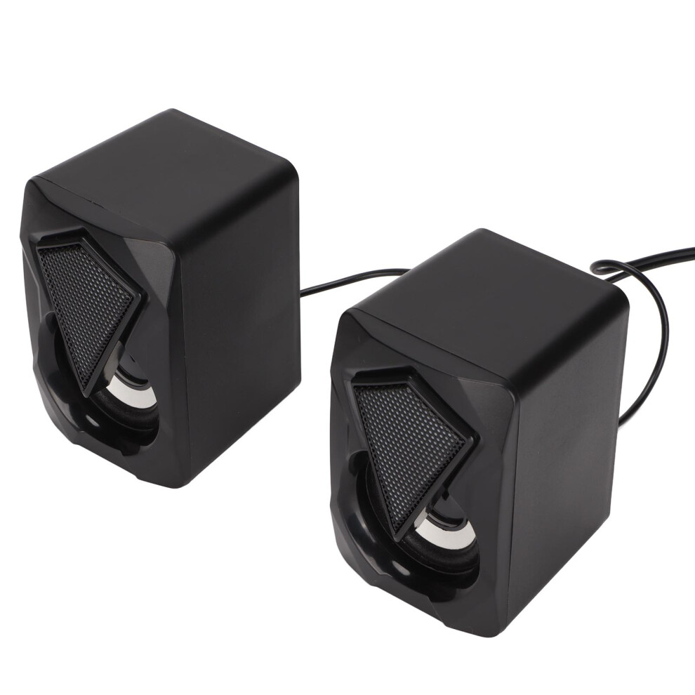 X2 6W Rgb Portable Usb Desktop Speakers For Pc & Gaming Black 4991357763181