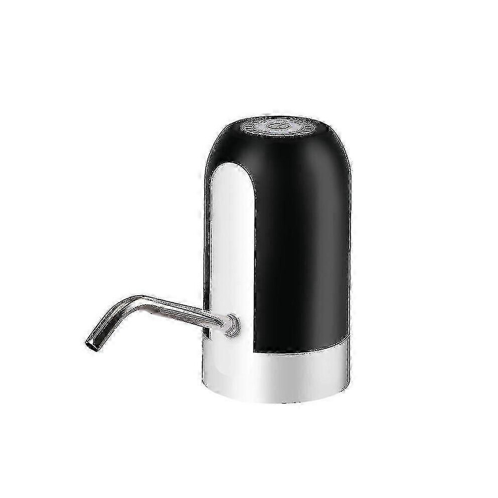 Kikidex (As Show, ) Water Pump Usb Rechargeable Automatic Water Bottle Pump Electric Water Dispenser Bottle Pump White