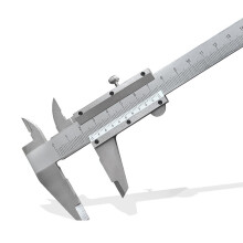 Hochkohlenstoffstahl-Schublehre 0–150 mm, 0,1 mm, Silber