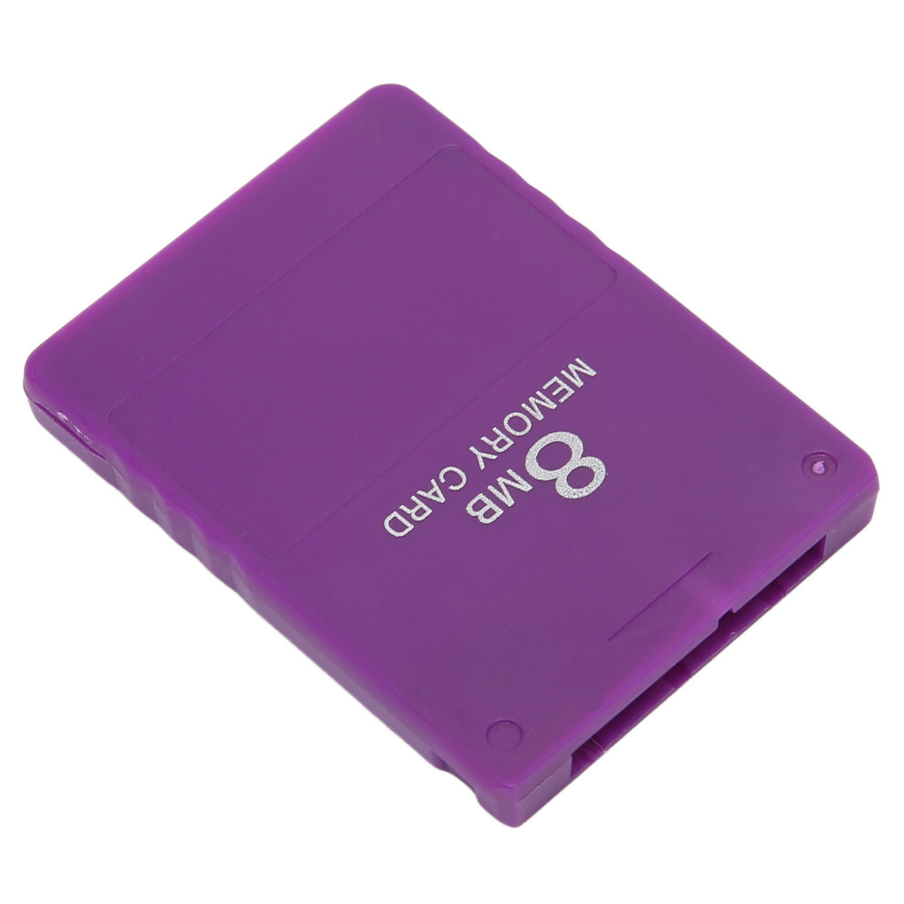 8Mb High Speed Memory Card For Ps2 Game Console - Plug & Play Purple 4601357764704