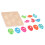 Tablero de dinosaurios de haya - 6 figuras, multicolor 5