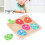 Tablero de dinosaurios de haya - 6 figuras, multicolor 14