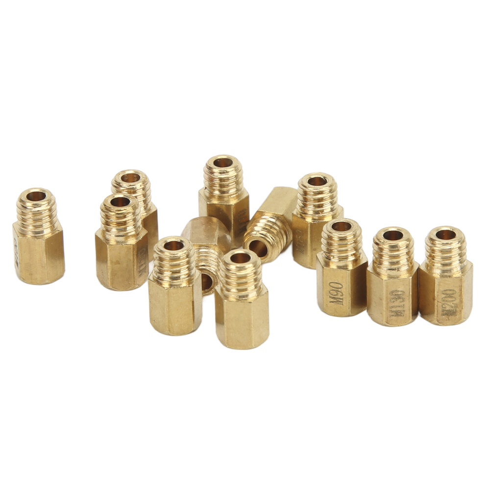 Set Of 12 Metal Main Jets 90Â200Mm For Carburetor Vm Tm Tmx Vehicles Gold 4961357765669