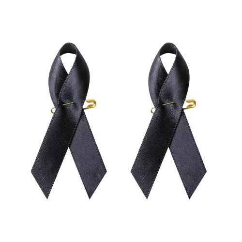 Broche à nœud noir et blanc – Pour les occasions-Noir 2