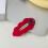Unique Flocking Cloud Hair Clip Comfortable Hold-dark green 6