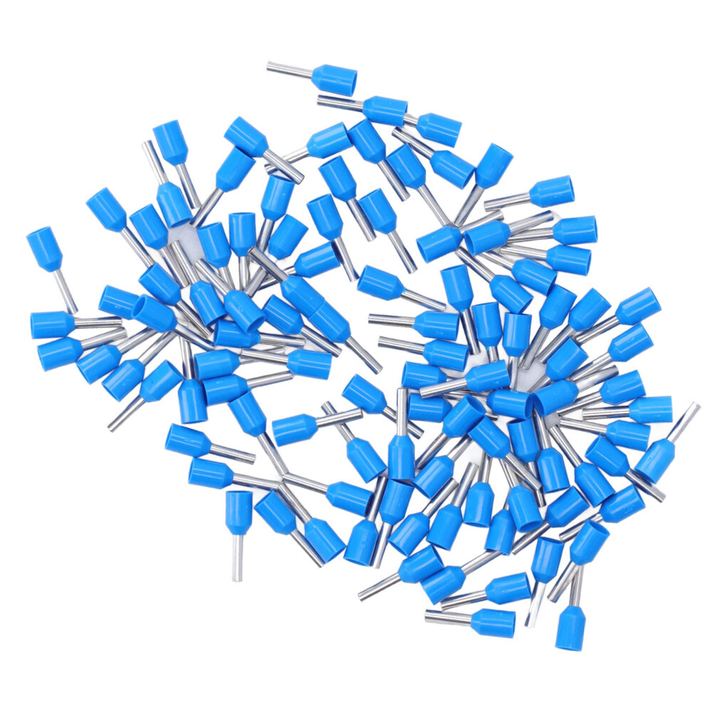 Copper Wire Crimp Ferrules 100Pcs E1508 Pvc Insulated Insulated Ends 7691357767031