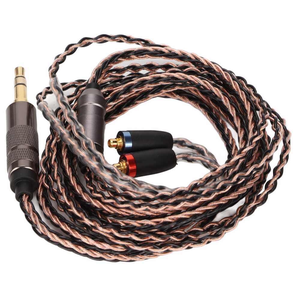 8 Core & Copper Mmcx Cable For Ue900 Se535 Se425 Earphones Black 8391357768159