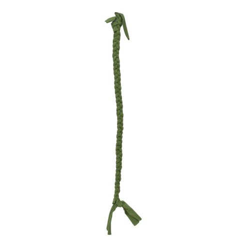 Braided Horse Tail Wrap Polyester Protective Mosquito Repellent Green 1