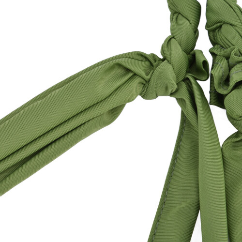 Braided Horse Tail Wrap Polyester Protective Mosquito Repellent Green 2