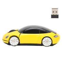 Plug and Play 2.4GHz Wireless Mouse Sports Car Style USB Receiver