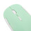Mouse wireless 2.4GHz ultra sottile verde 3 DPI 7
