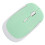 Mouse wireless 2.4GHz ultra sottile verde 3 DPI 13