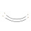 2Pcs Black Nylon Cello Tail Rope Tailcord Replacement Kit 9