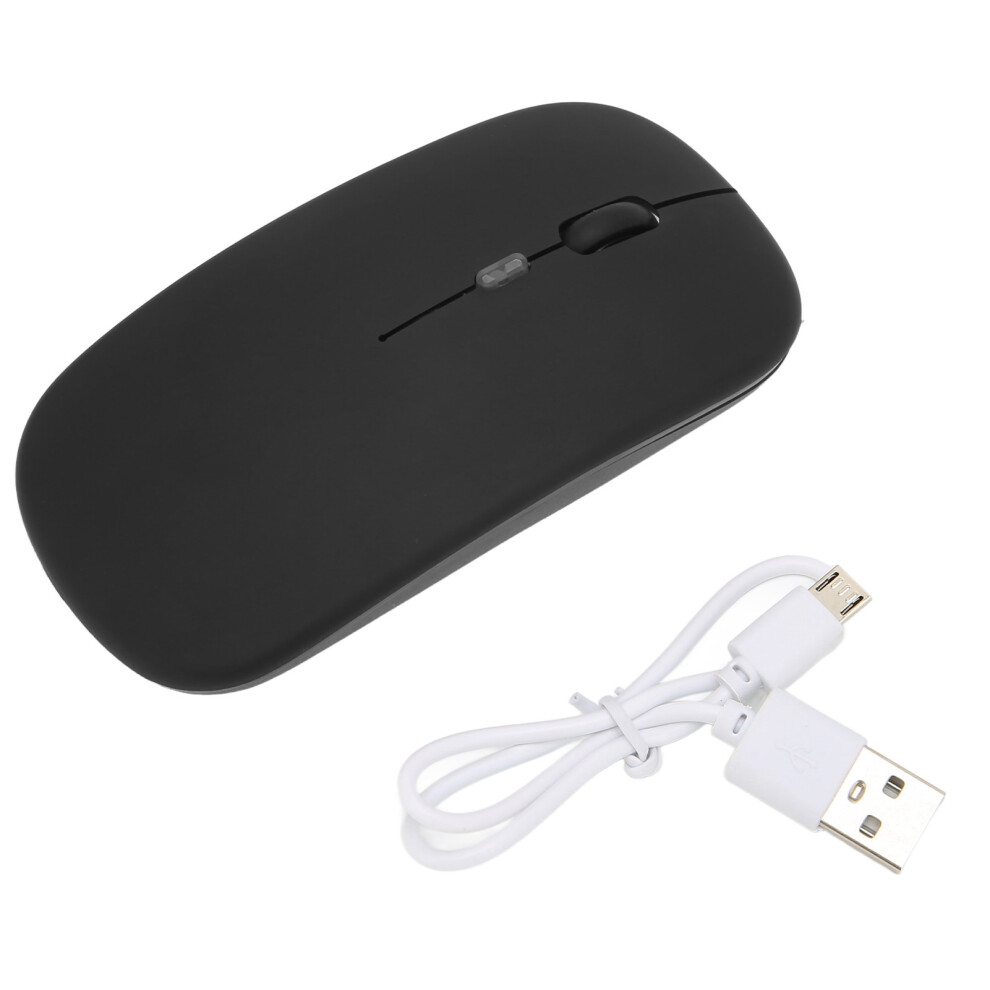 Wireless Led Mouse 2.4Ghz 1600Dpi Usb Rechargeable Black 9311357768521