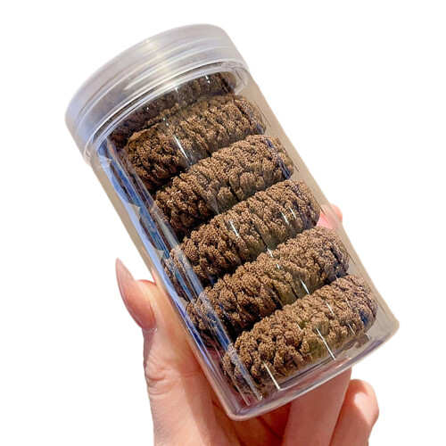 Set mit 6 dicken, elastischen Haarverschlüssen mit hoher-2