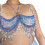 Damen-Körperkette mit Farbverlauf, Perlen, Schmuck,-Blau 1