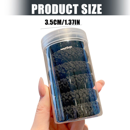 Set mit 6 dicken, elastischen Haarverschlüssen mit hoher-2 2