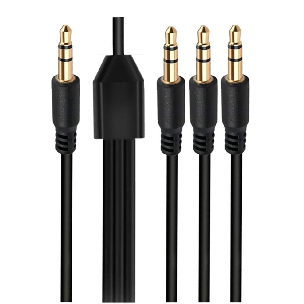 3.5Mm Male To Male Cable 1M Length, 3-Pole Trs Stereo Audio Cable For Headphones, Speakers, Subwoofers, Amplifiers 9067246497460
