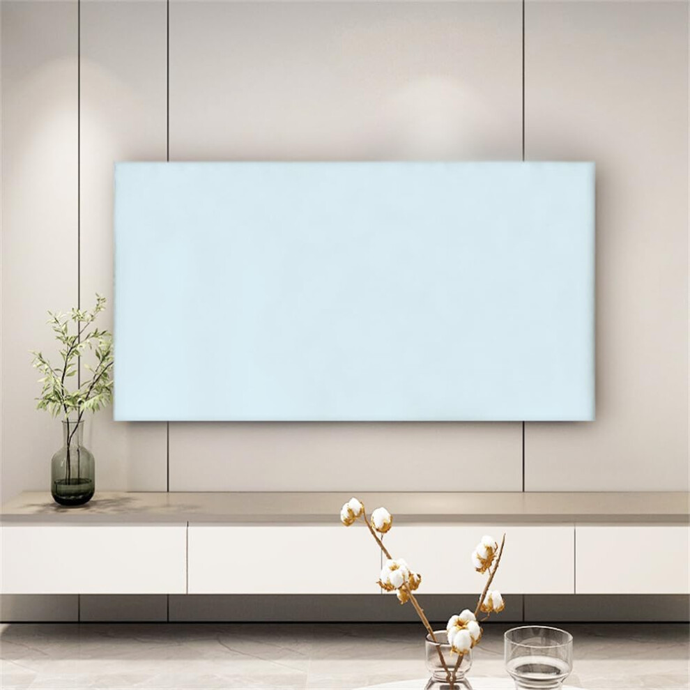 Tv Protector Cover 55-65 Inch Dustproof Elastic Screen Protector For Tv And Pc Monitor Dust Cover For Living Room Blue 9339159975312
