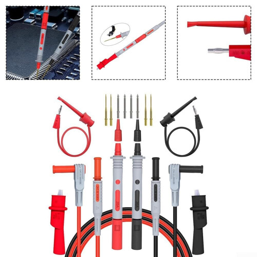 Multimeter Complete Test Kit With Enhanced Measurement Capabilities And Secure Grip Probes And Accessories 2