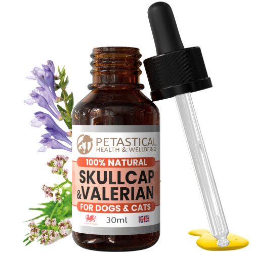 Petastical Skullcap Valerian, Cat Dog Calming Drops (30ml)