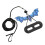 Small Reptiles & Hamsters Soft Adjustable Leash 180cm Blue 15