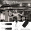 (Black*4) 4Pcs Elastic Pull Ropes Gym Accessories 3