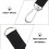(Black*4) 4Pcs Elastic Pull Ropes Gym Accessories 9
