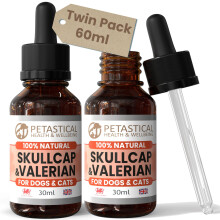 Petastical Skullcap Valerian, Cat Dog Calming Drops (60ml)