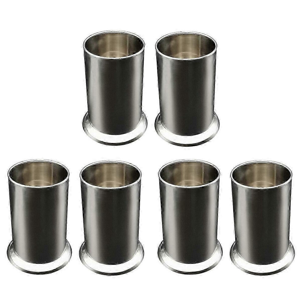 Kikidex (As Show, One Size) 6X Stainless Steel Straw Holder, Counter-Top Straw Dispenser, Cutlery Organizer, Spoons Forks Chopst