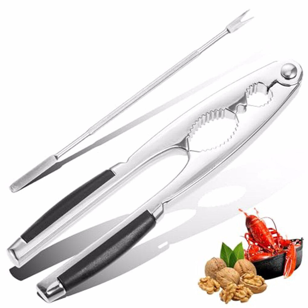 2pcs/set Effortless Nut Crackers Opener Made With Sturdy Alloy Easy-image-OPC-PMQBYXT-NEW