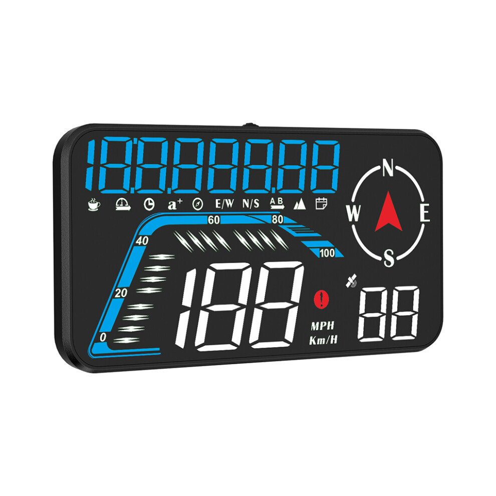 (BlueWhite, G12) Easy To Read Intelligent Power-saving Car Door Speed Indicator With-image-OPC-PMQBZMF-NEW