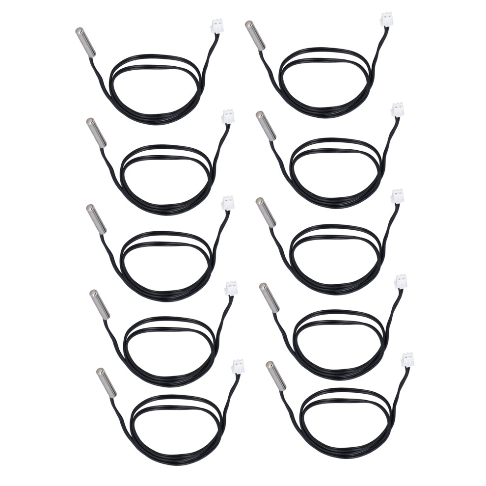 Temperature Sensor Probe Ntc Thermistor 10Pcs 5X25mm Cylindrical Head 20K B3950 8491357770777