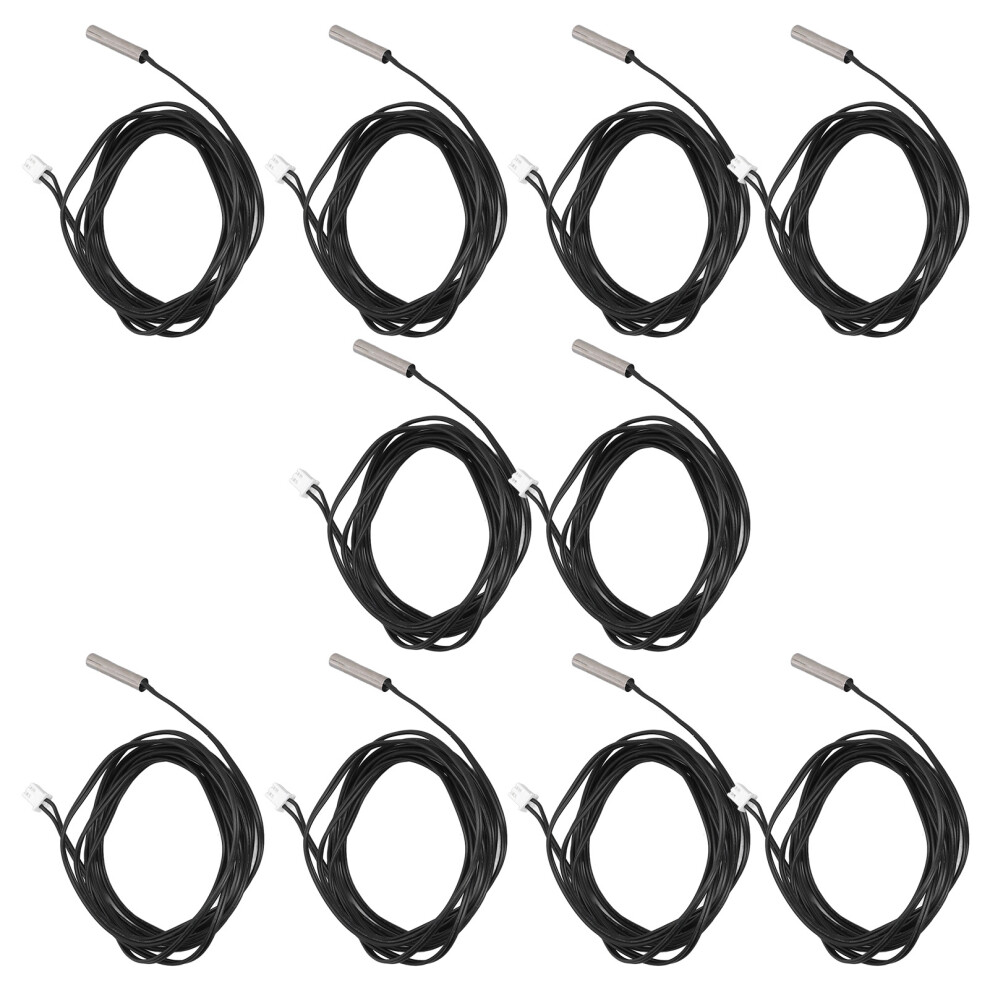 10 Pcs Thermistor Sensors 5K 10K 15K 20K 50K 100K, 2m PVC Cable