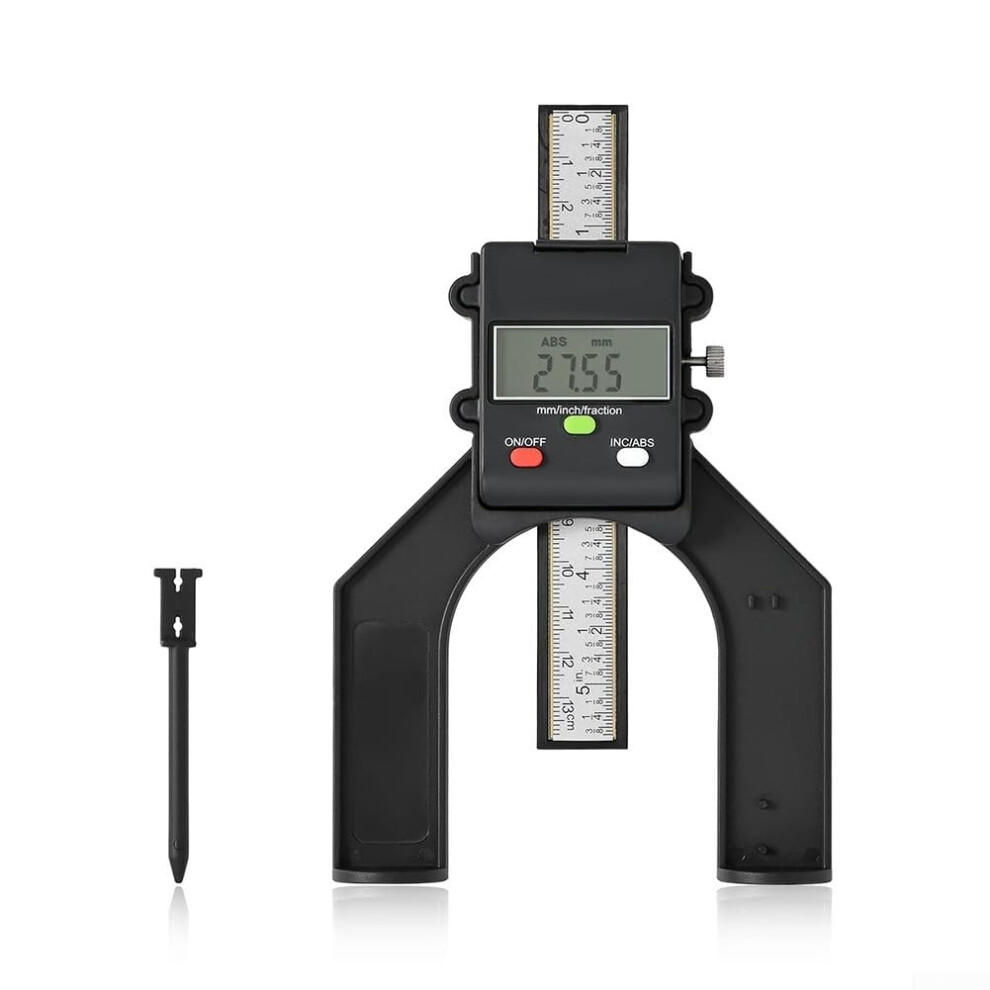 Depth Measuring Tool With Lcd Display Digital Depth Gauge For Woodworking And Construction Applications 9067246498627