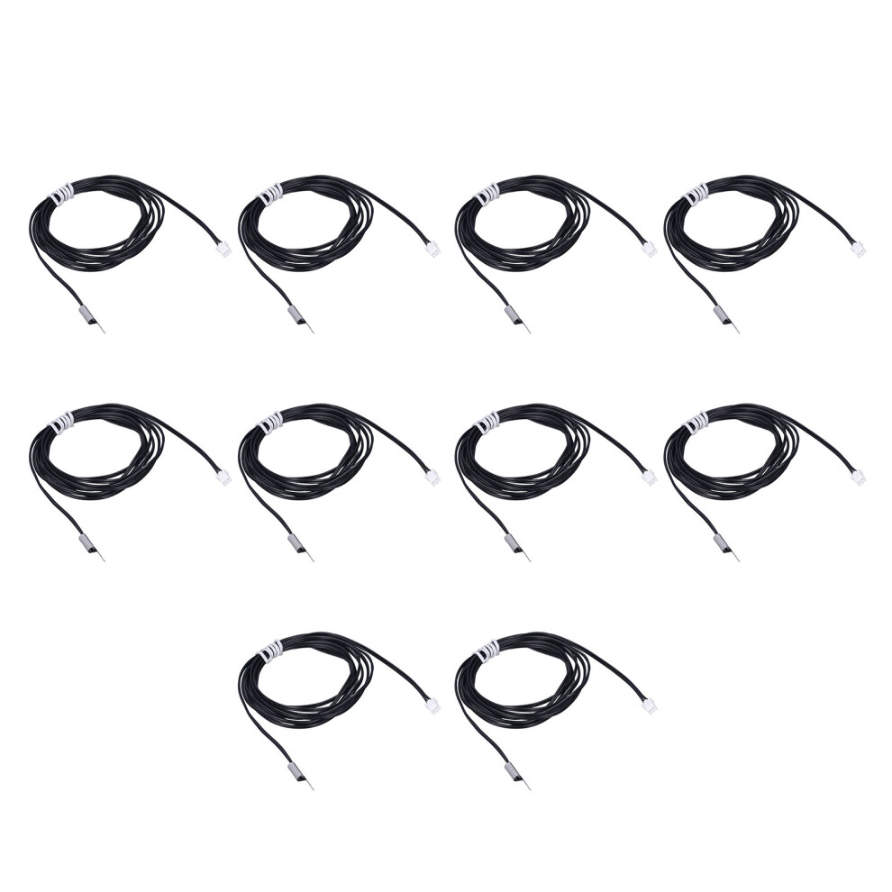 10Pcs Pvc Ntc Thermistor Temp Sensor Probe 2M 20K B3950 6931357771104