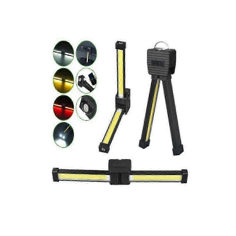Kikidex (As Show, One Size) Gym Lamp For Posing,7Th Gear Dimming,Portable Magnet Led Flashlight With Hook White/Yellow/Red