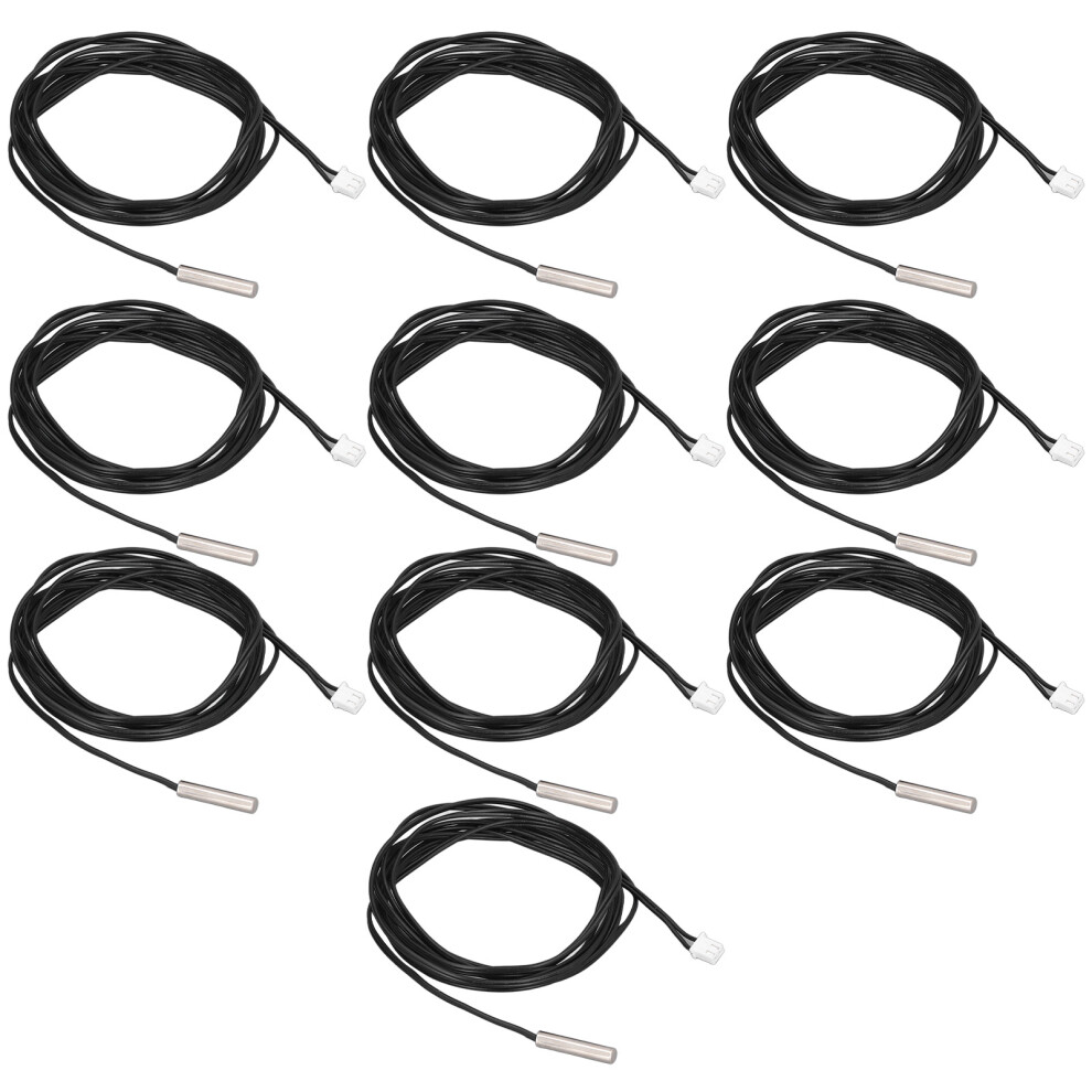 10 Pcs Ntc Thermistor Temp Sensor 5X25mm, 2M Cable, 50K B3950 9411357771269