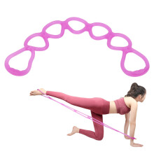 7-Loch Widerstandsband Lila für Heimfitness, Yoga, Kraft & Beweglichkeit