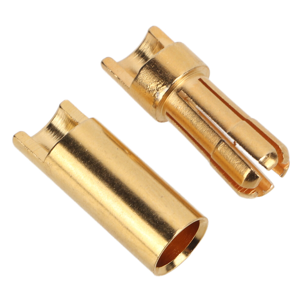 5.5Mm Gold Plated Male & Female Banana Plug Connectors For Esc & Rc Accessories 7901357772233