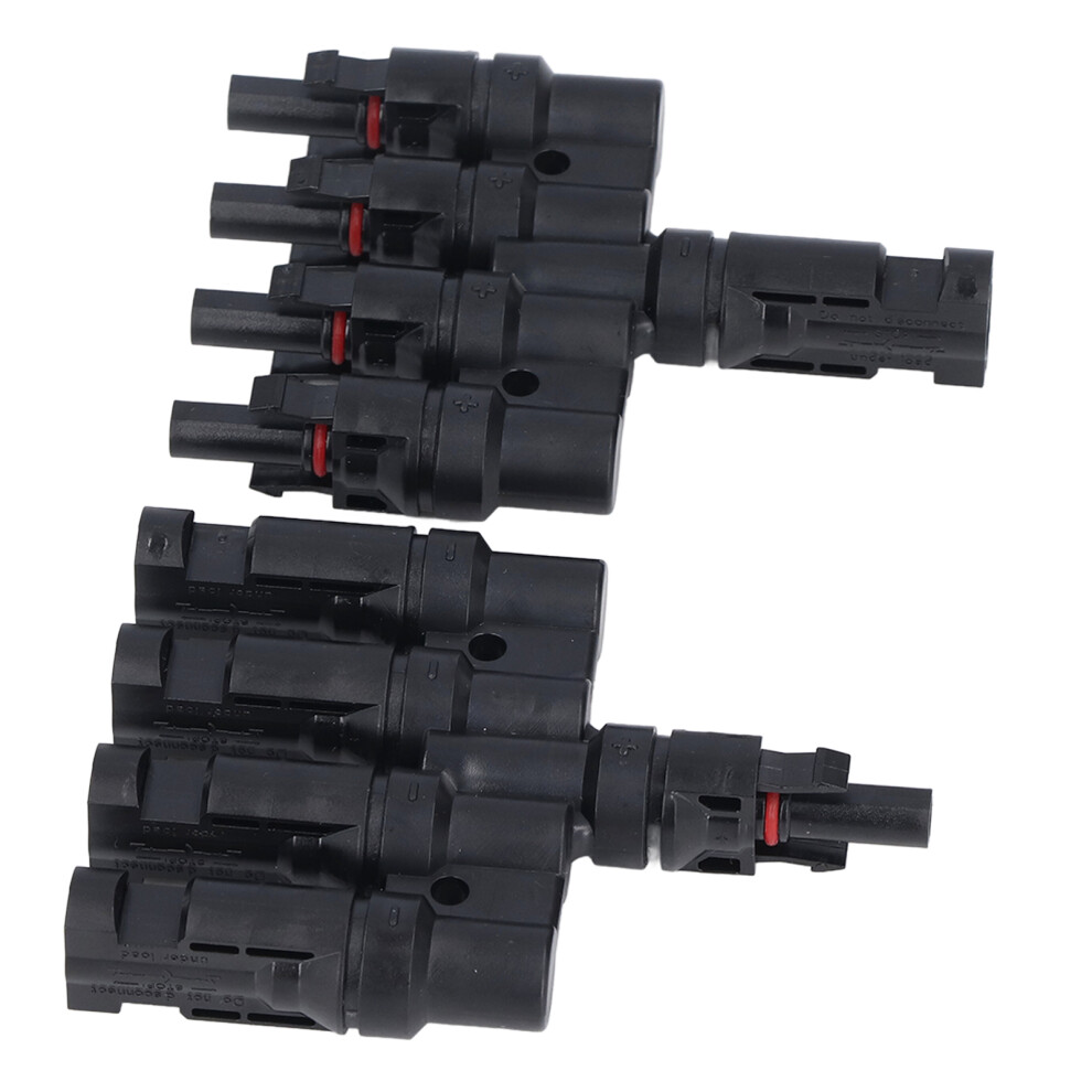 4 To 1 T Branch Solar Connectors Pair Brass 50A Cable Splitter Adapter 4621357772677