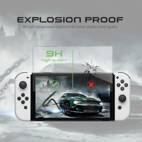 Nintendo Switch OLED Screen Protector Display Film Transparent 2