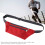 Cinturón para correr impermeable rojo 31,5x20,5x11 cm Cap 9