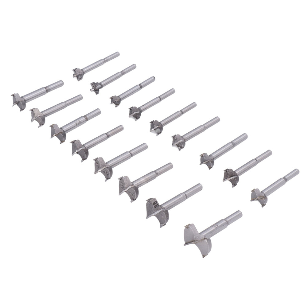 17Pcs 15-40Mm Carbon Steel Forstner Drill Bits Set For Woodworking 7631357773397
